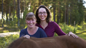 Floriane Colonnier och Rianne Kindt Foto Horses of Taiga